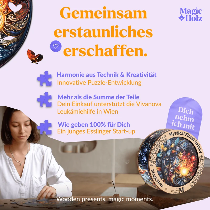 Mystische Blumen Galaxie Mandala