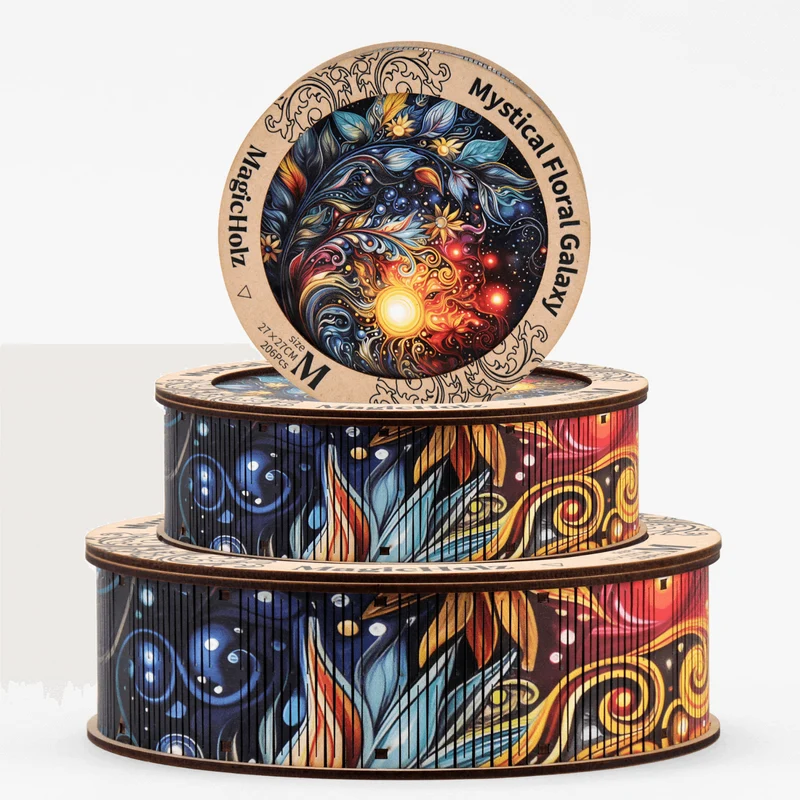 Mystische Blumen Galaxie Mandala