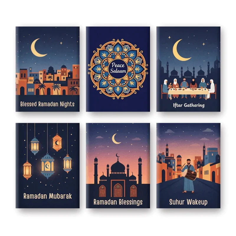 MINI MALEN NACH ZAHLEN | RAMADAN MOMENTE – 6er Set