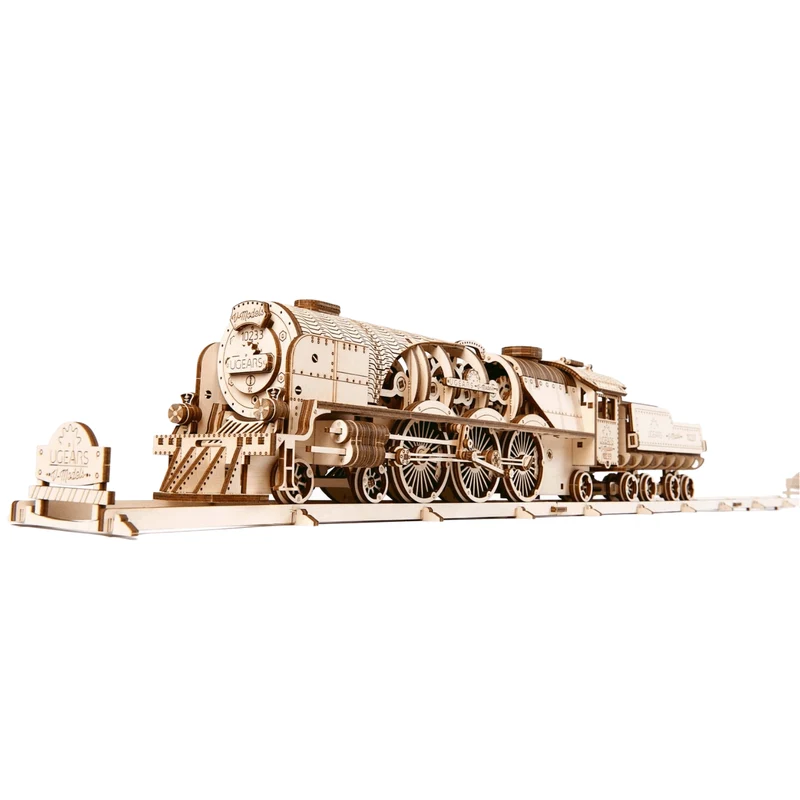 V-Express Dampflokomotive mit Tender