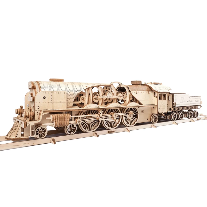 V-Express Dampflokomotive mit Tender
