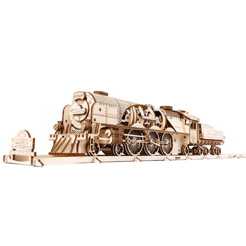 V-Express Dampflokomotive mit Tender