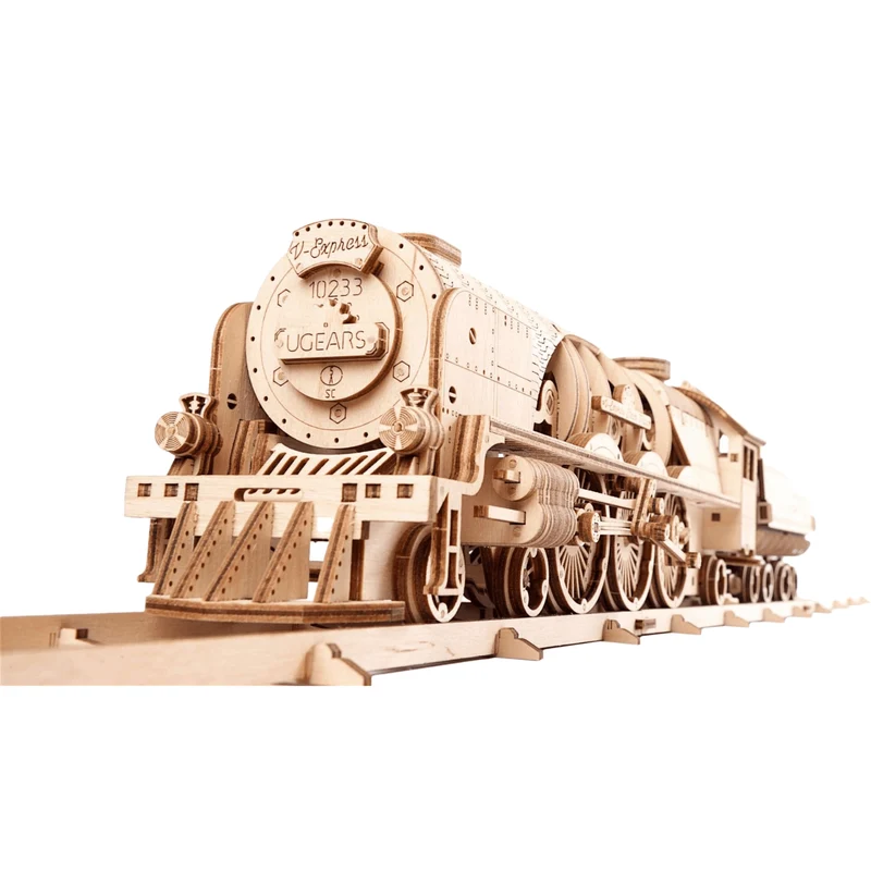 V-Express Dampflokomotive mit Tender