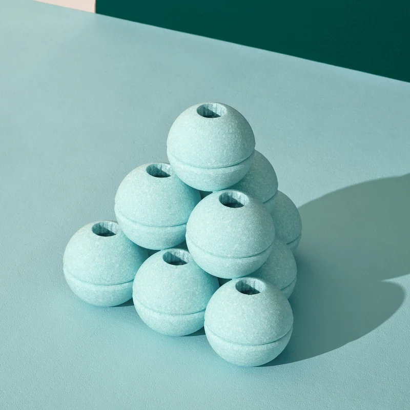 Schaumstoffball - ocean mint/forest green