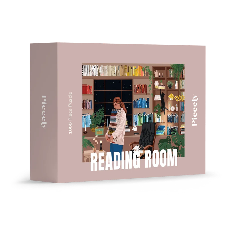 Piecely Reading Room Puzzle, 1000 Teile