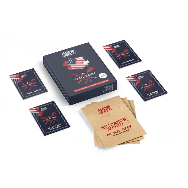 Independence Day / BBQ Themed Murder Mystery Host Your Own Game Kit