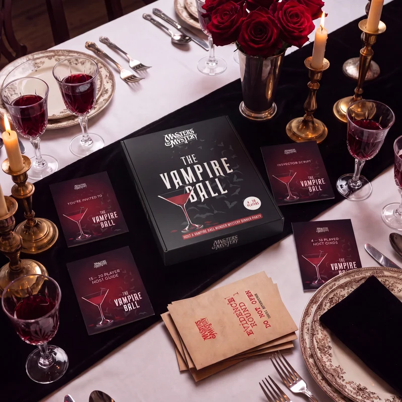 Halloween Murder Mystery Game Kit - Vampire Ball