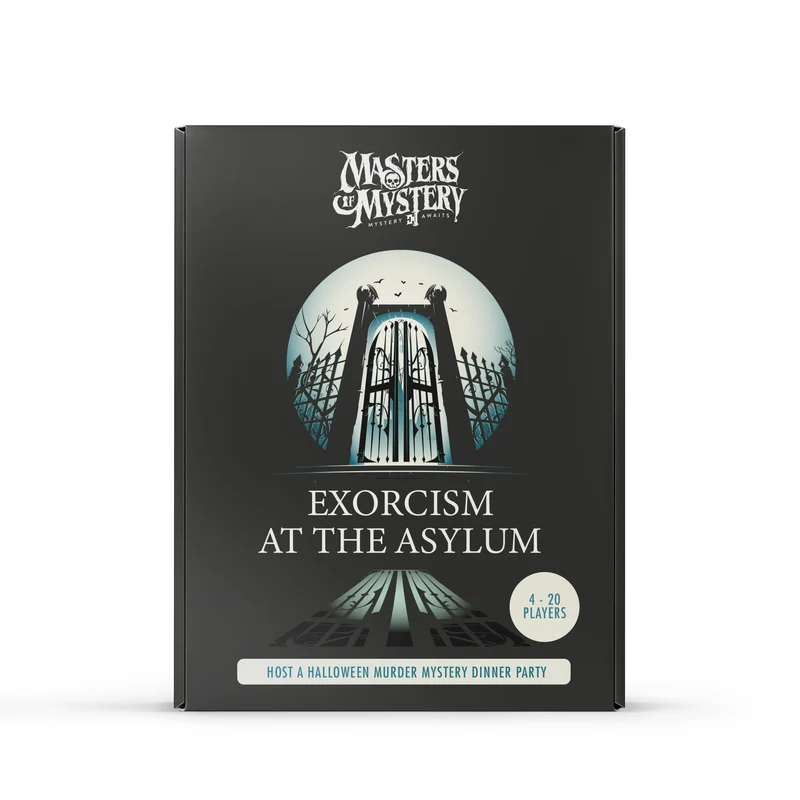 Exorcism & Asylum Halloween Murder Mystery Game Kit