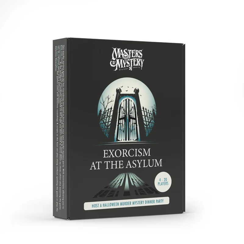 Exorcism & Asylum Halloween Murder Mystery Game Kit