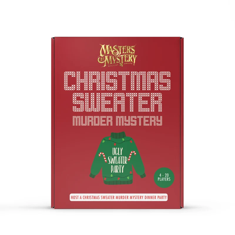 Office Christmas Sweater Party Murder Mystery Game Kit