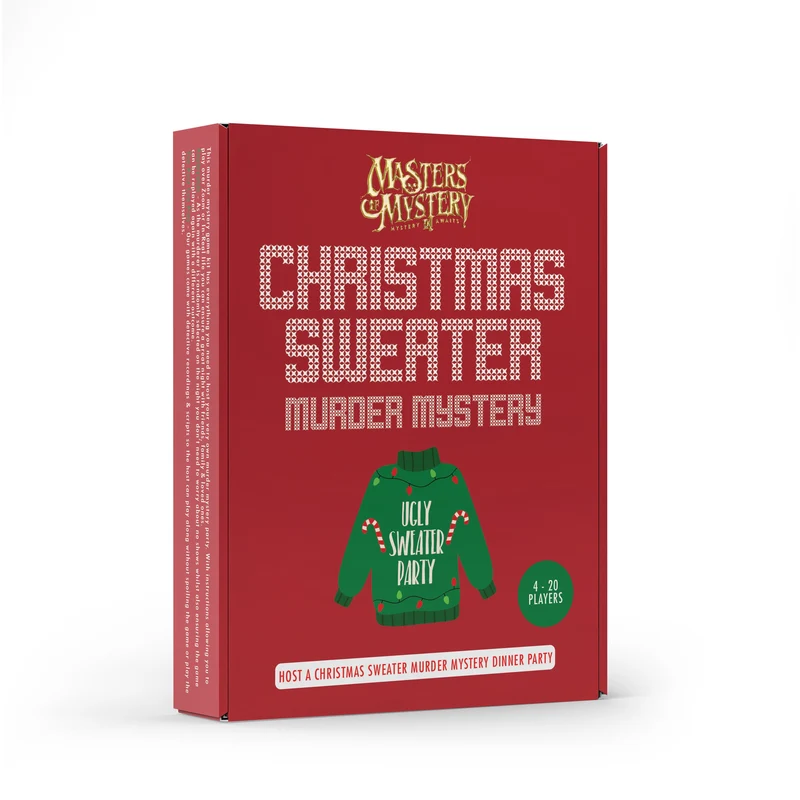 Office Christmas Sweater Party Murder Mystery Game Kit