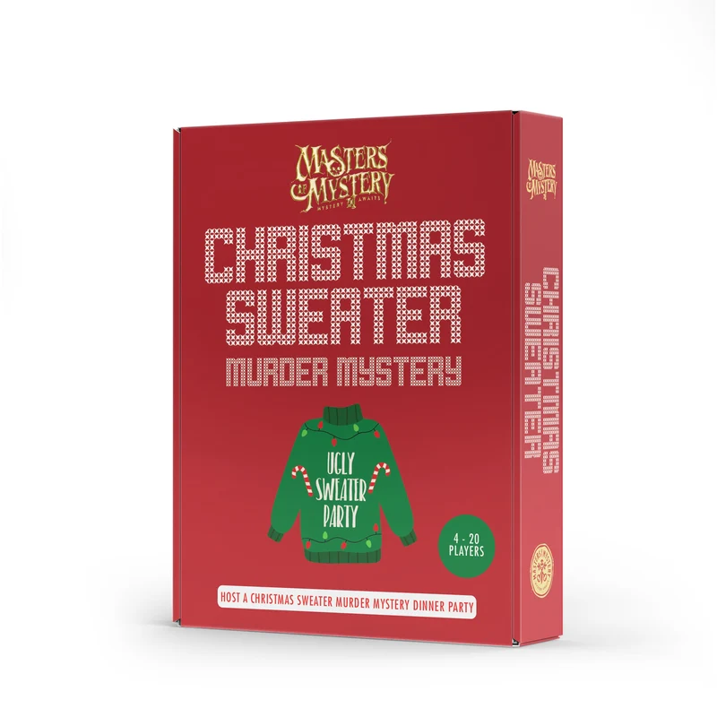 Office Christmas Sweater Party Murder Mystery Game Kit