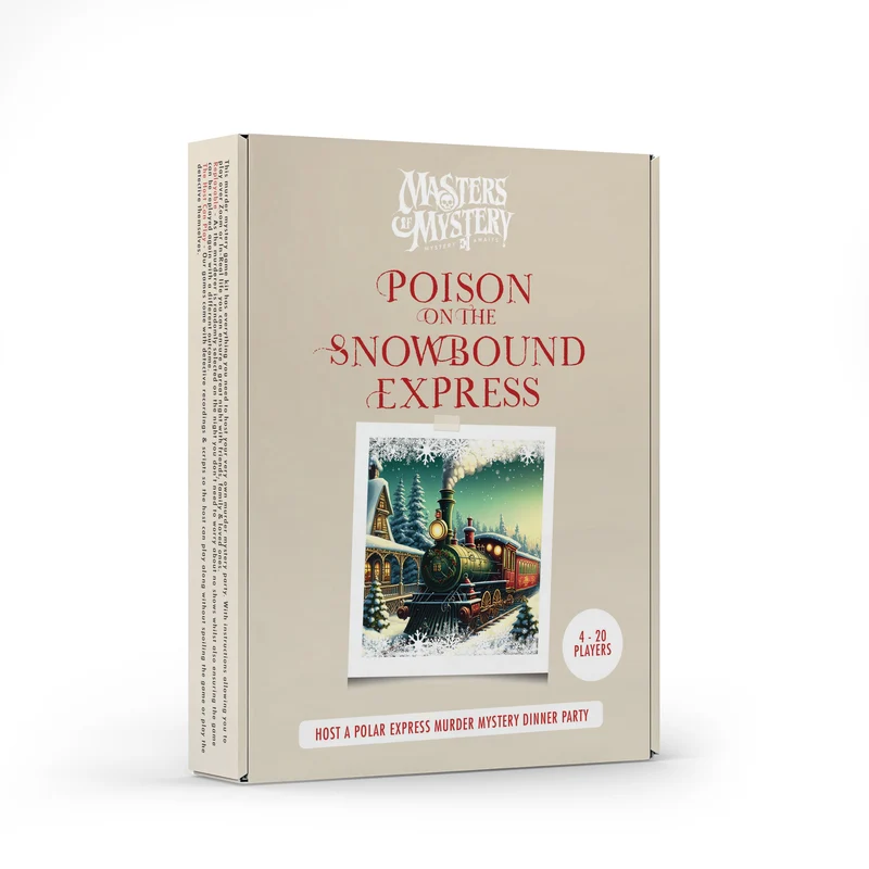 Polar Express Christmas Train Murder Mystery Game Kit