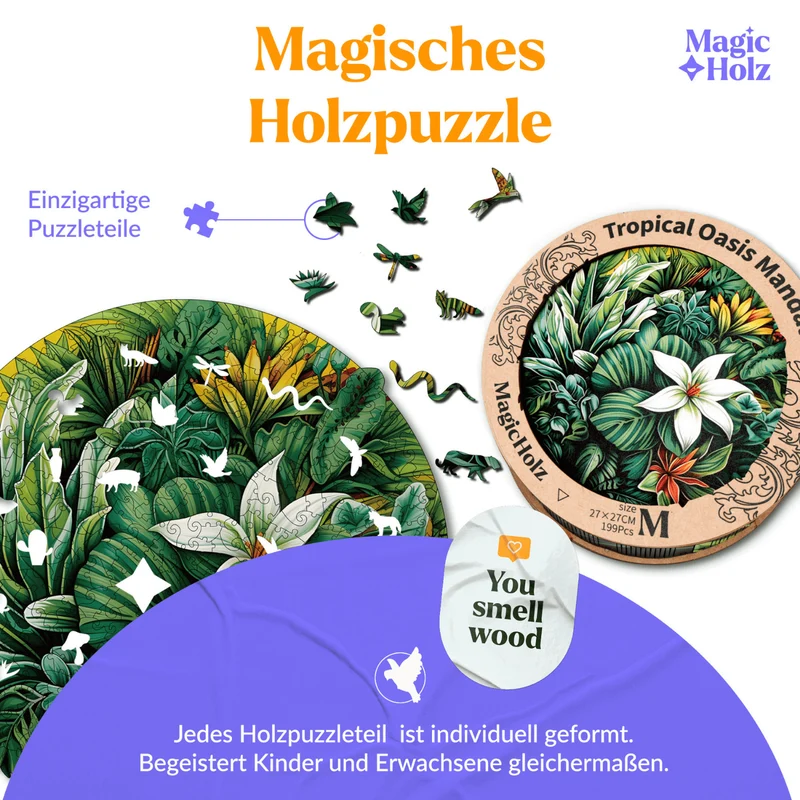 Tropische Oase Mandala