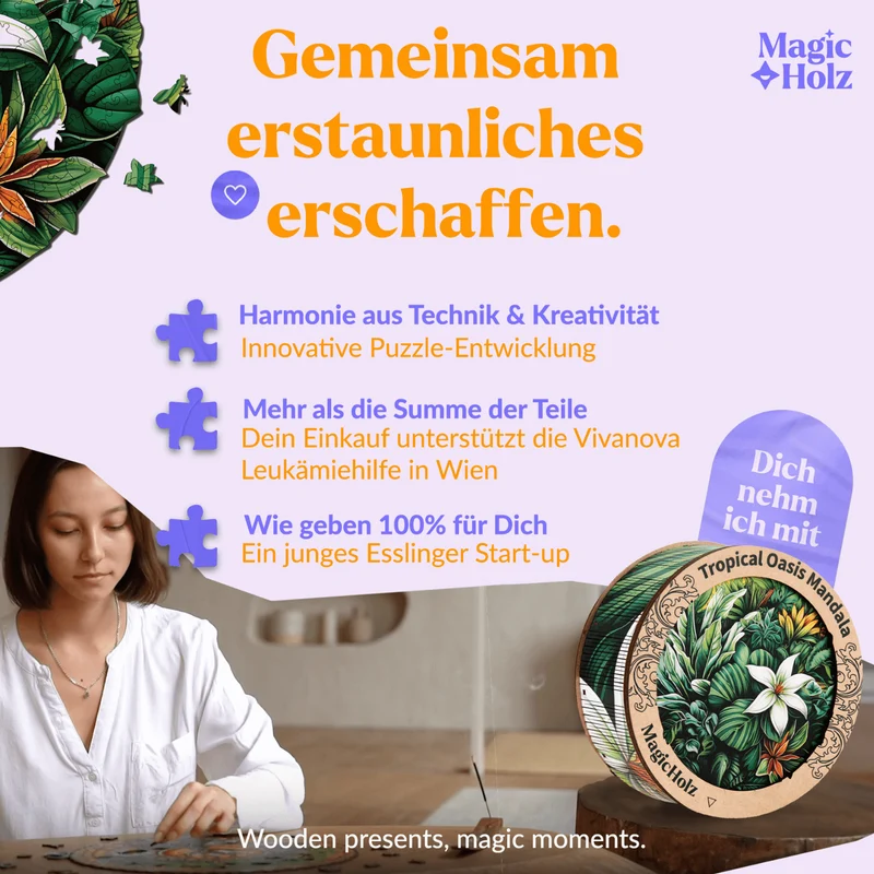 Tropische Oase Mandala