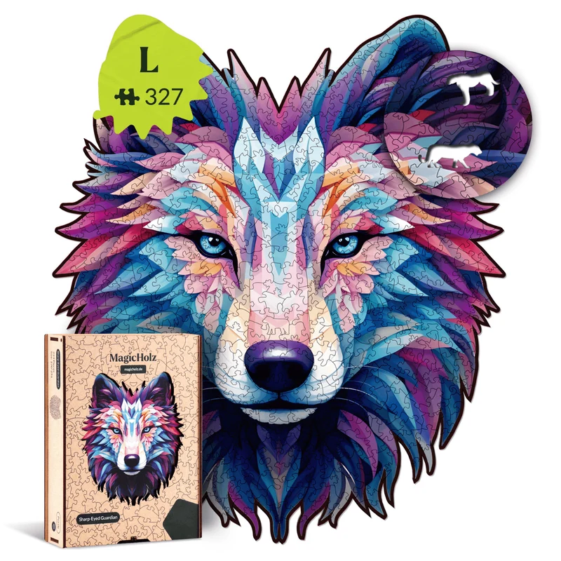 Sharp-Eyed Guardian Wolf