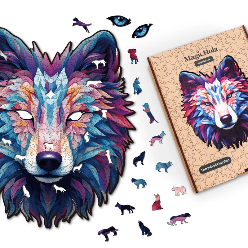 Sharp-Eyed Guardian Wolf