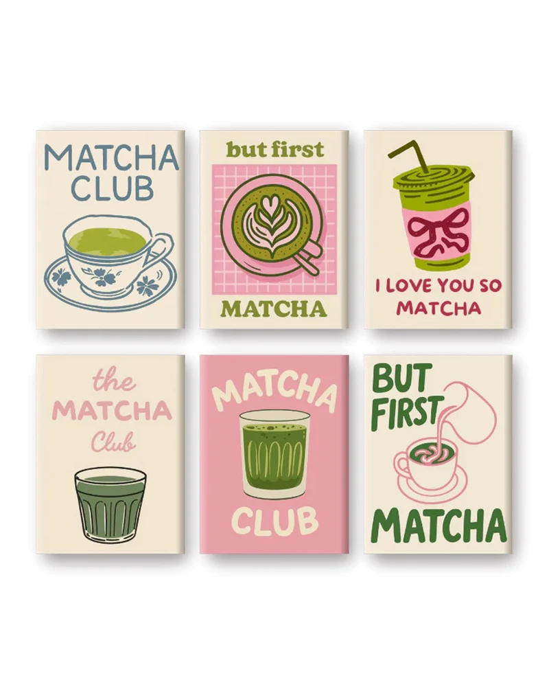 MINI MALEN NACH ZAHLEN | MATCHA MOMENTS – 6er Set