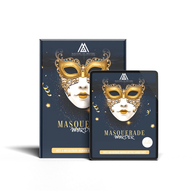Expansion Pack - Masquerade Themed Murder Mystery Game Kit