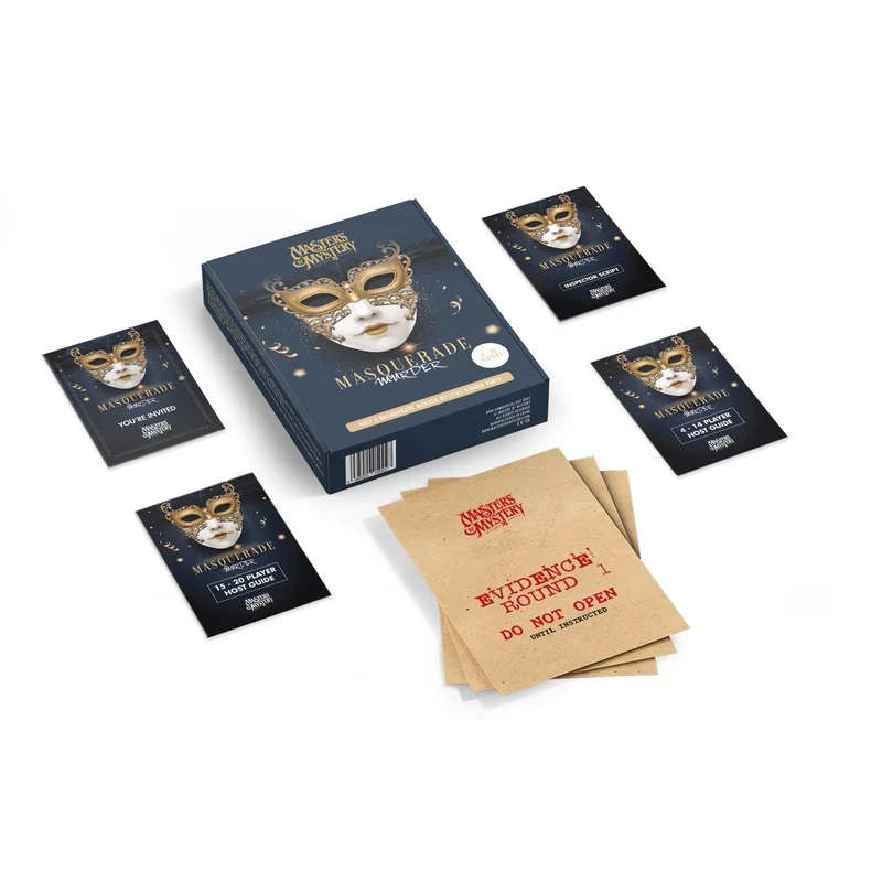 Masquerade Ball/Carnival Murder Mystery Host Your Own Game Kit