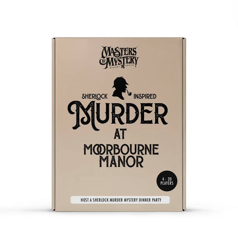 Sherlock Holmes Murder Mystery Host Your Own Game Kit