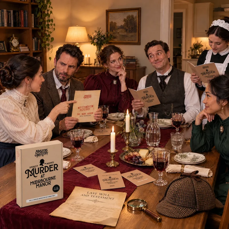 Sherlock Holmes Murder Mystery Host Your Own Game Kit