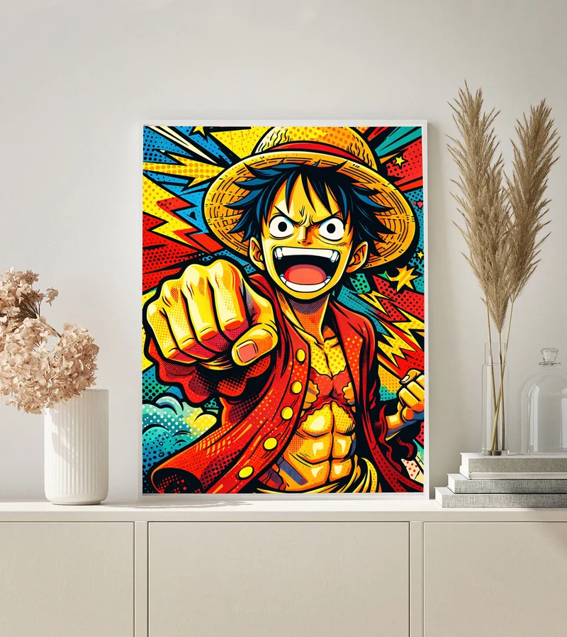 MALEN NACH ZAHLEN | ANIME POP ART HERO