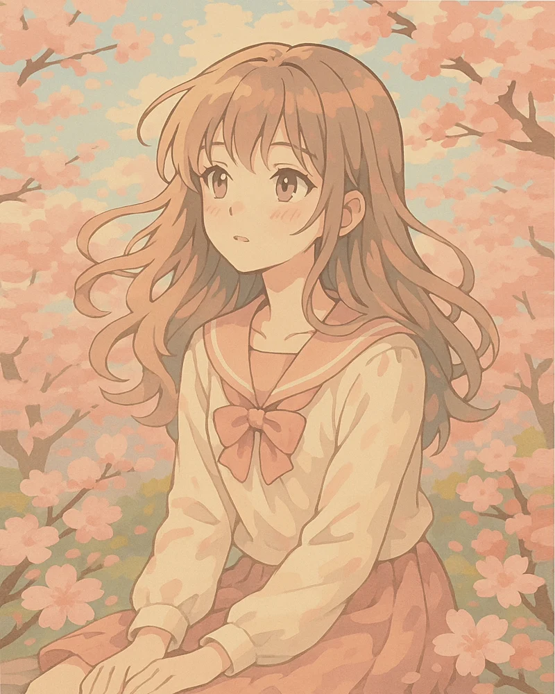 MALEN NACH ZAHLEN | ANIME MÄDCHEN
