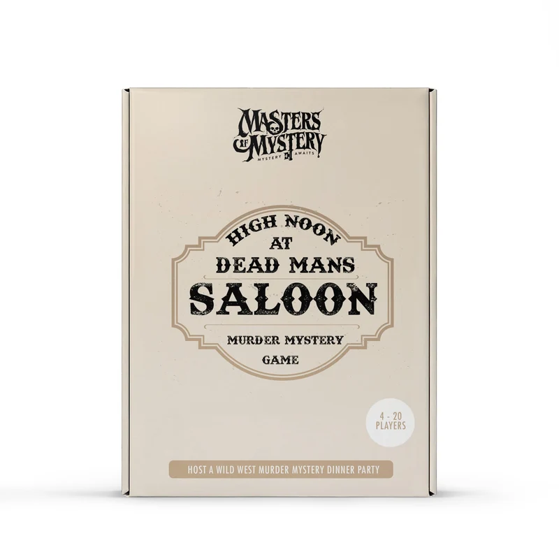 Wild West Cowboy Murder Mystery Host Your Own Game Kit