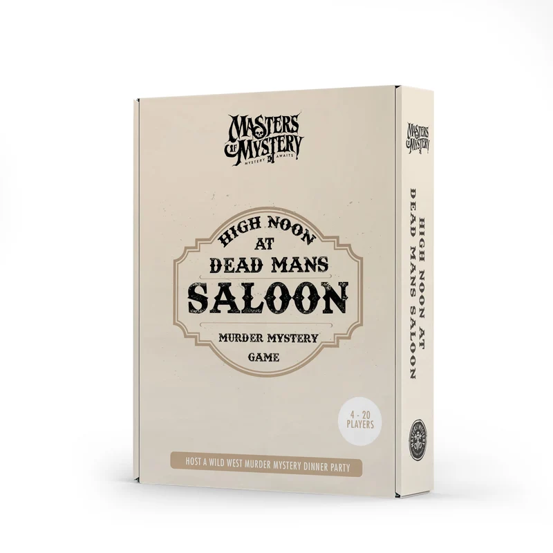 Wild West Cowboy Murder Mystery Host Your Own Game Kit