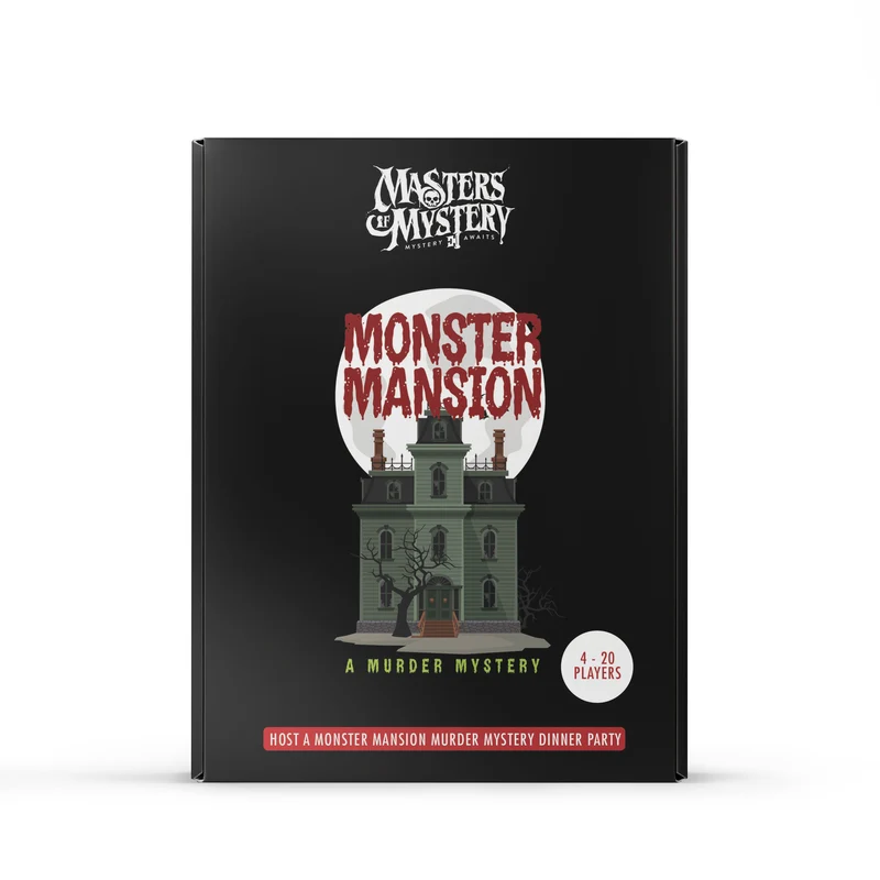 Halloween Murder Mystery Game Kit - Monster Mansion