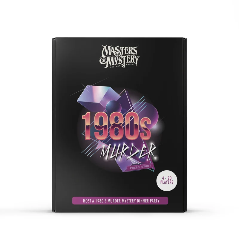 1980s Murder Mystery Game Kit