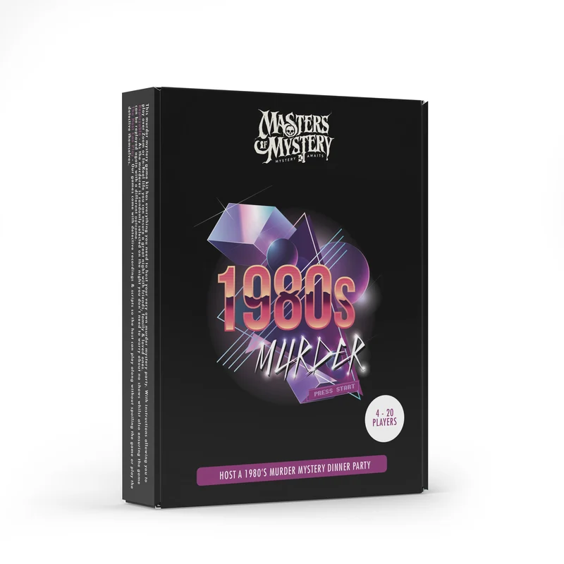 1980s Murder Mystery Game Kit