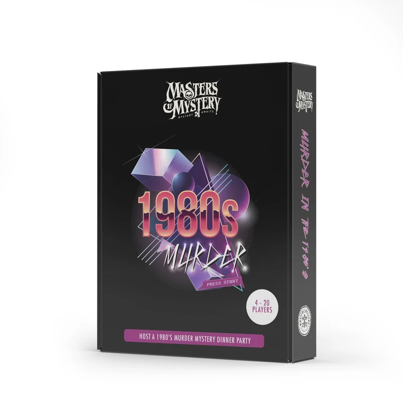 1980s Murder Mystery Game Kit
