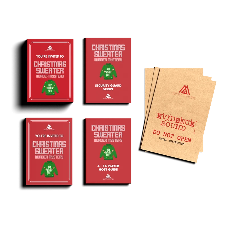 Expansion Pack - Office Christmas Sweater Party Murder Mystery Game Kit