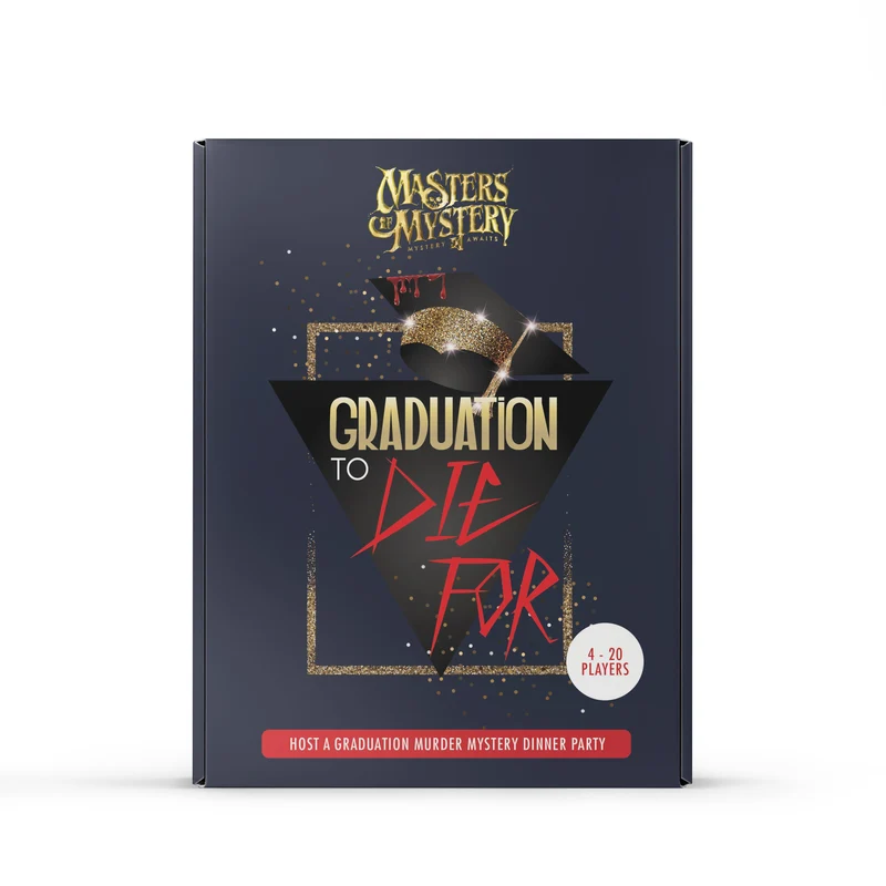 "A Graduation to Die For" Murder Mystery Game Kit - Themed Party Fun