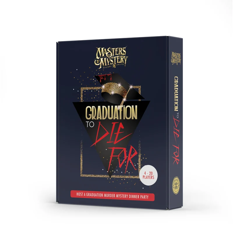 "A Graduation to Die For" Murder Mystery Game Kit - Themed Party Fun