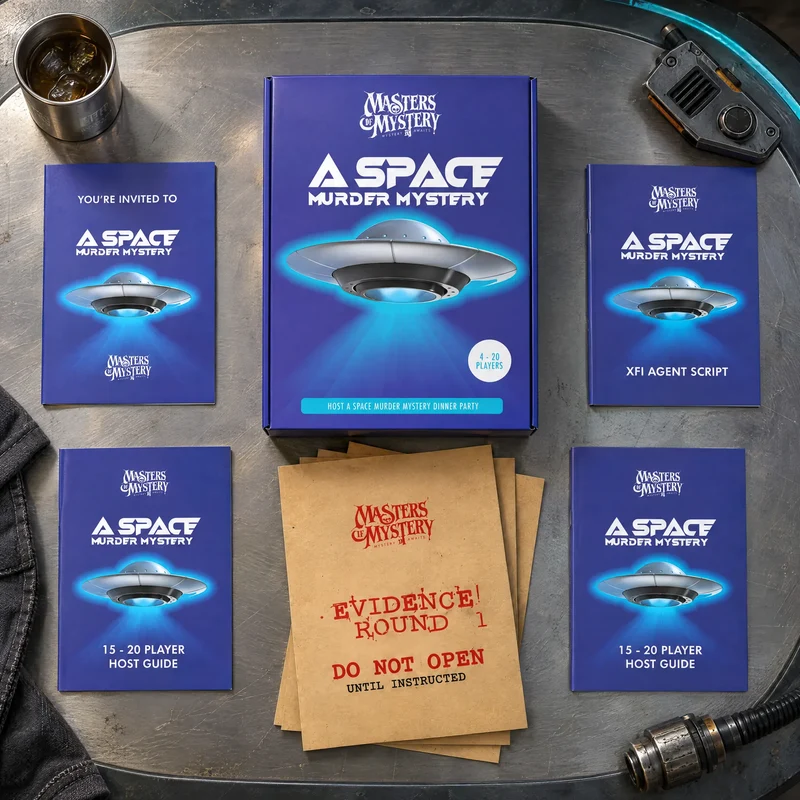 Murder at the End of the Universe - Star Trek Themed Murder Mystery Game Kit