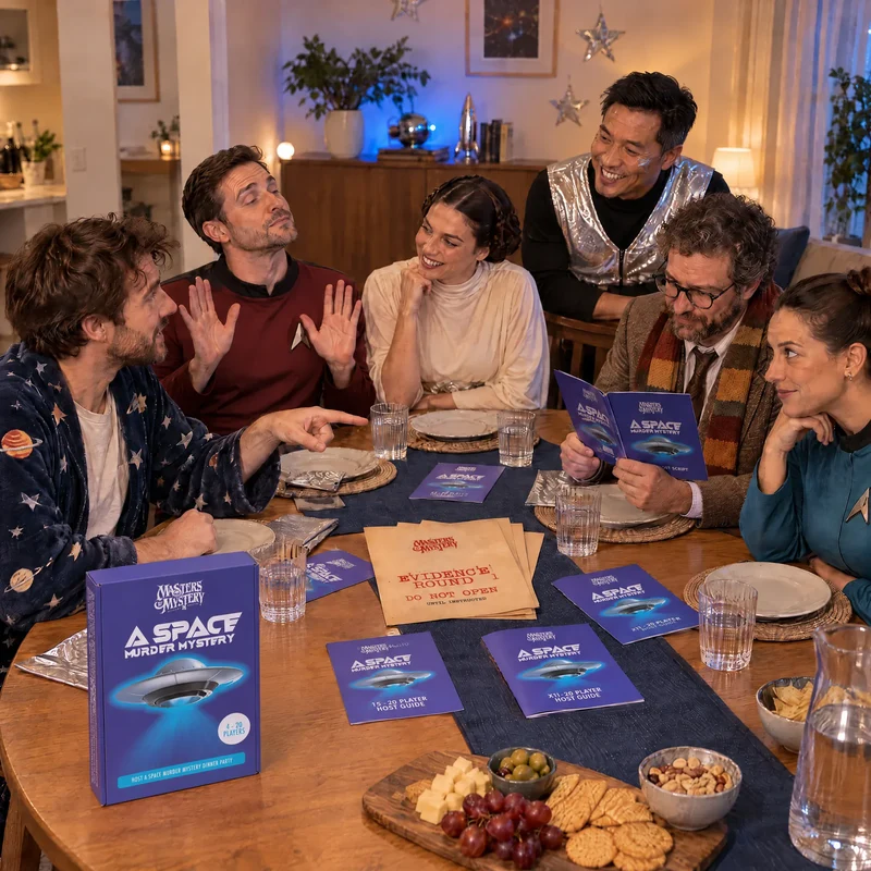 Murder at the End of the Universe - Star Trek Themed Murder Mystery Game Kit