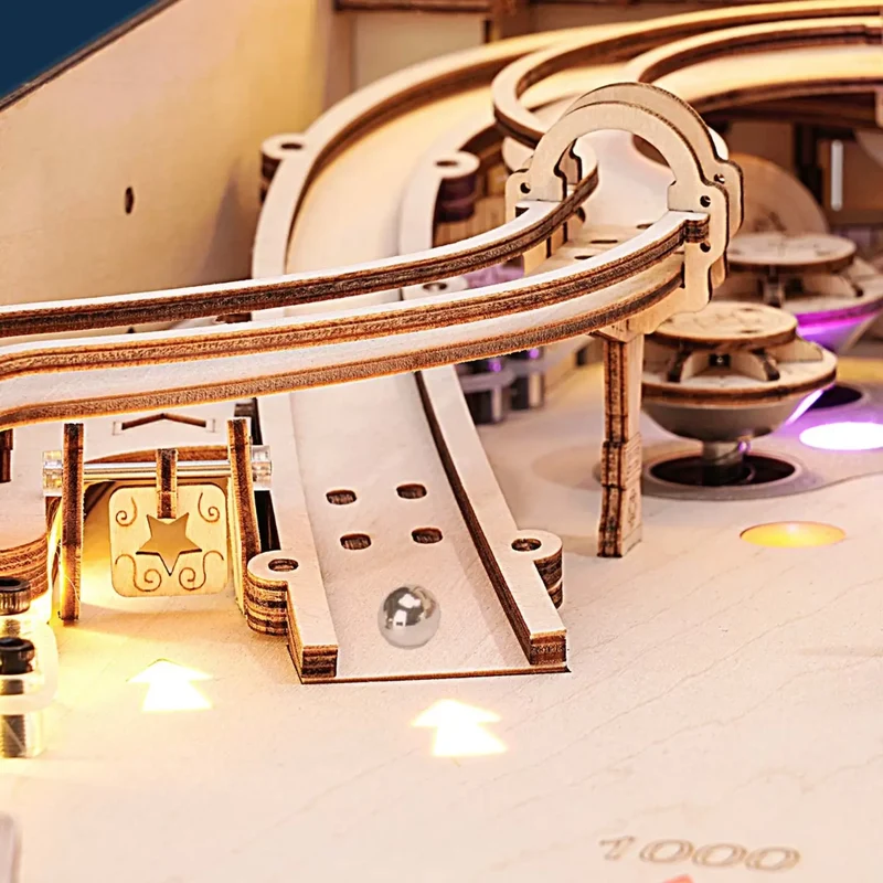 3D Pinball Maschine aus Holz