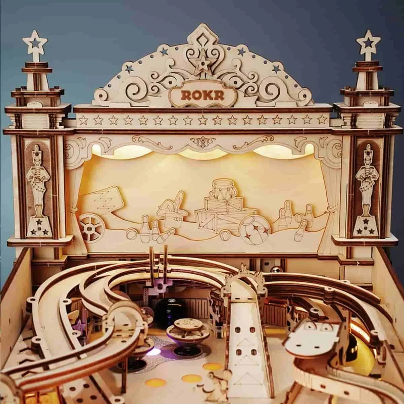3D Pinball Maschine aus Holz