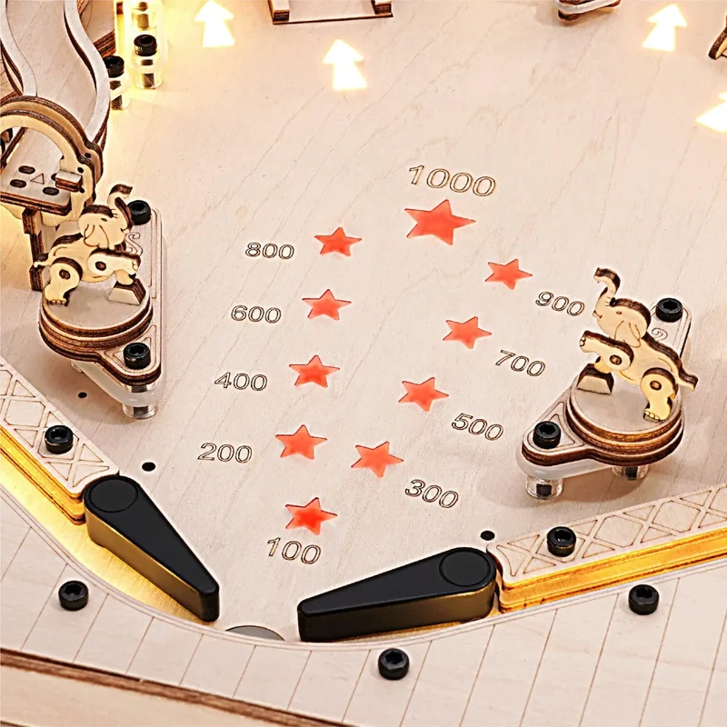 3D Pinball Maschine aus Holz
