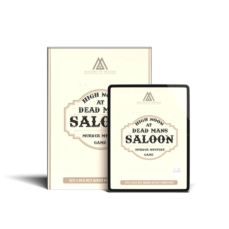 Expansion Pack - Host Your Own Wild West Cowboy Themed Murder Mystery Game Kit