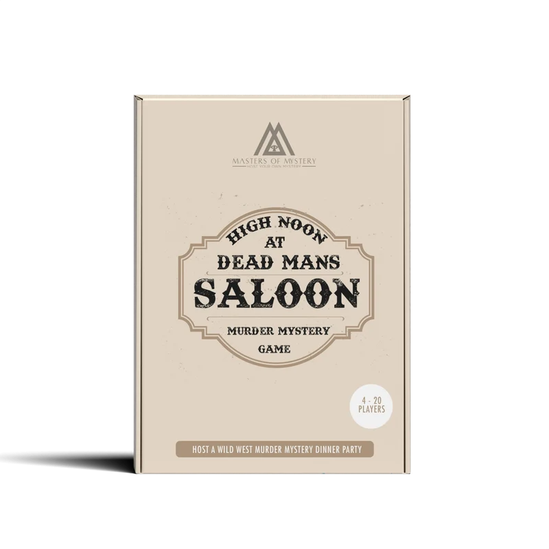 Expansion Pack - Host Your Own Wild West Cowboy Themed Murder Mystery Game Kit