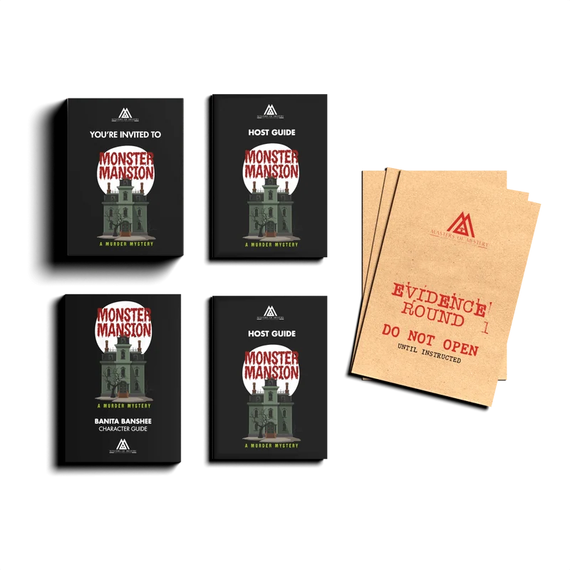 Expansion Pack - Host Your Own Halloween Themed Murder Mystery Game Kit