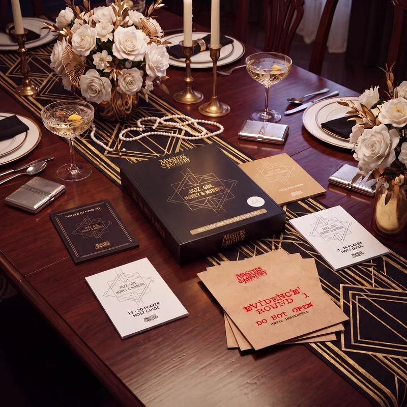 1920s Murder Mystery Game Kit