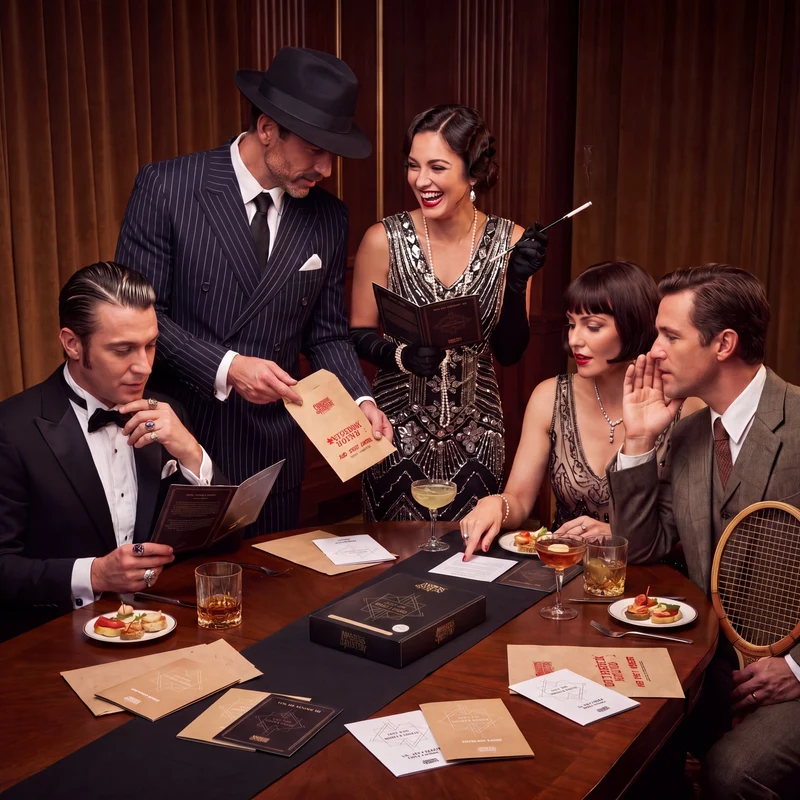 1920s Murder Mystery Game Kit
