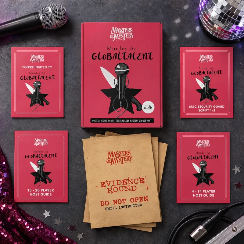 Eurovision & X-Factor Singing Competition Themed Murder Mystery Game Kit