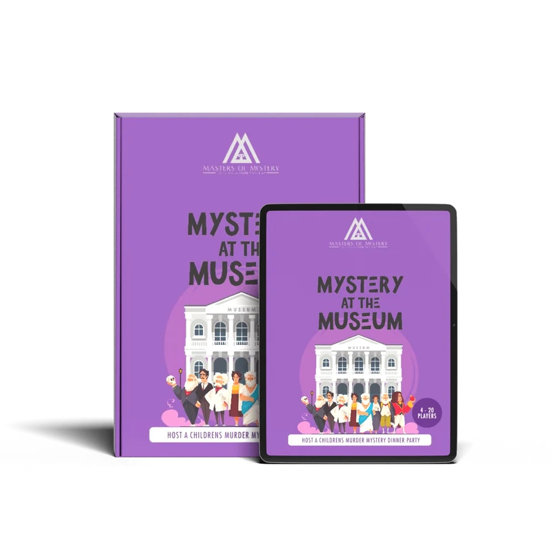 Expansion Pack - Kids Murder Mystery Game Kit - Mystery At The Museum