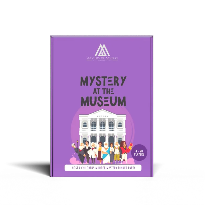 Expansion Pack - Kids Murder Mystery Game Kit - Mystery At The Museum